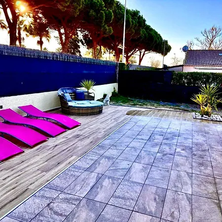 Сasa de vacaciones Maison 2ch Piscine Bord De Village *